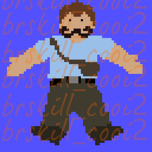 A small pixel drawing of my OC.